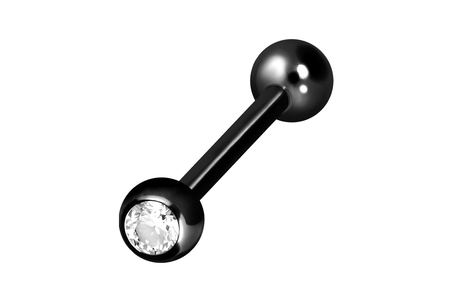 Chirurgenstahl Barbell Piercing KRISTALL